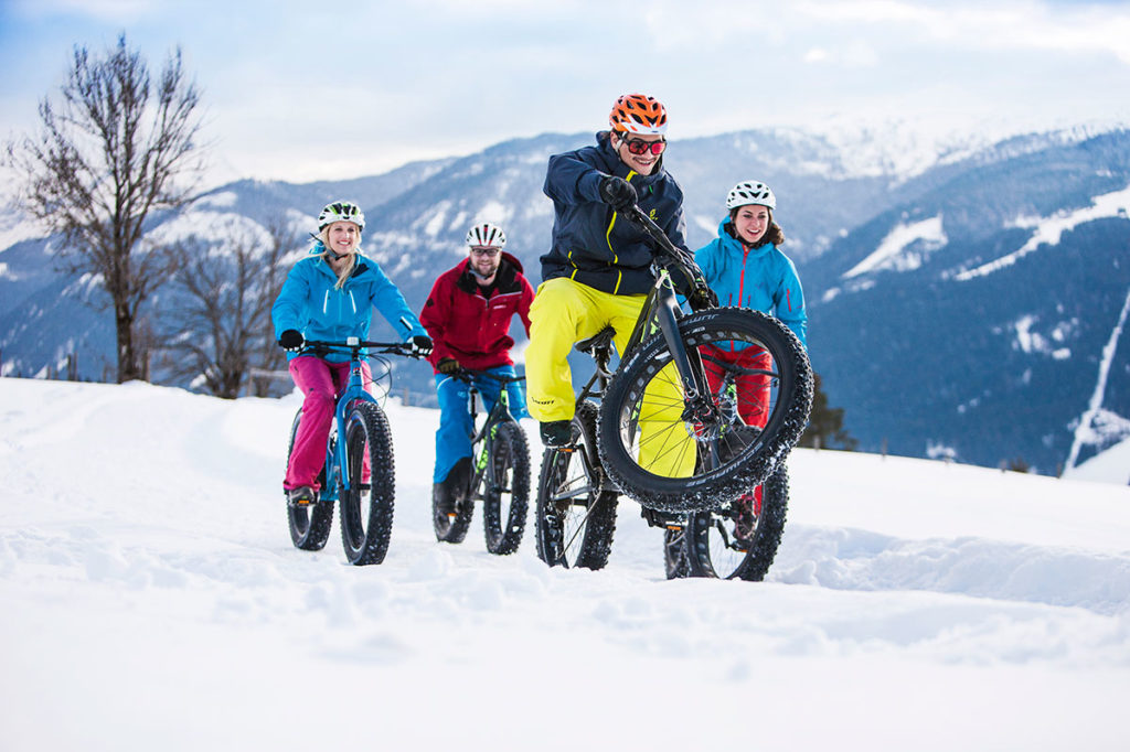 Fatbiken im Winterurlaub in Flachau, Ski amadé